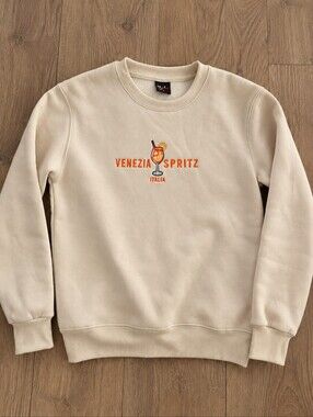 Venezia Spritz Italia Crewneck Sweatshirt - Cream Women's S